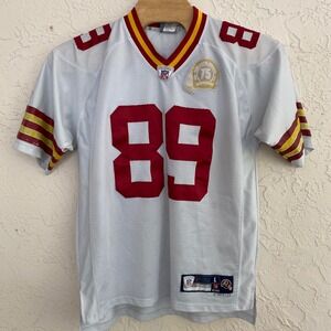 Reebok Santana Moss Washington Redskins Jersey Men Large White 75th Anniversary